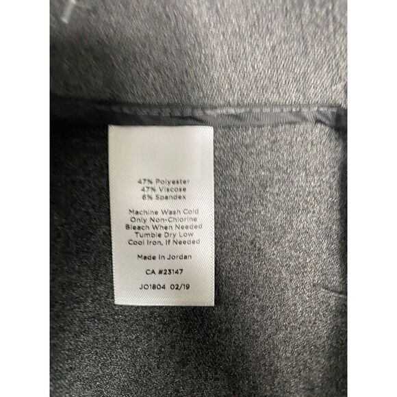 Talbots Size 16 Curvy Bi Stretch Pants High Waist Straight Leg Full Gray NWT - Picture 5 of 7